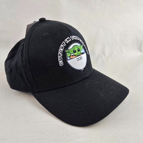 Lego Star Wars Youth Black Snapback Hat Grogu Baby Yoda Cutest In The Galaxy Bra - Picture 1 of 10